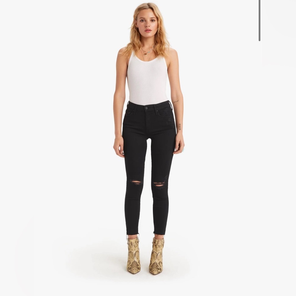 Mother The Looker Ankle Fray